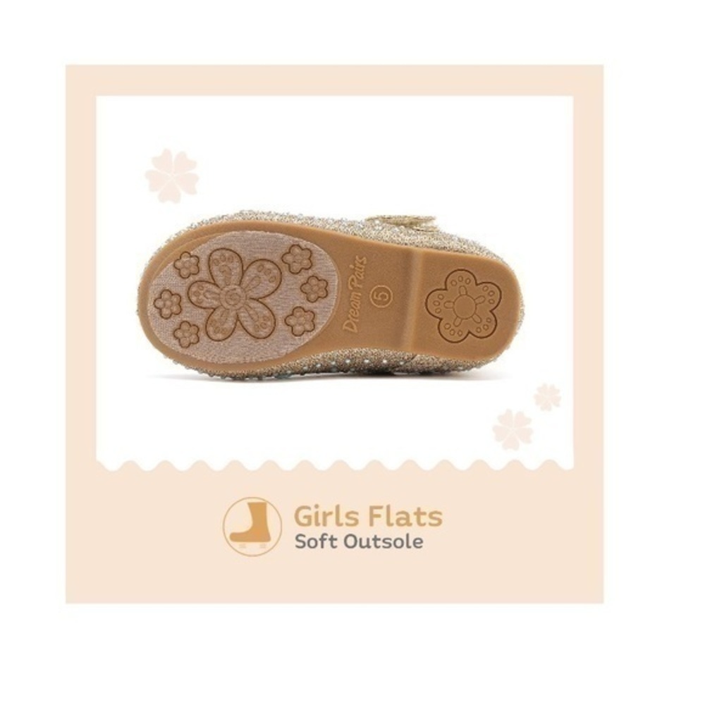 DREAM PAIRS | Baby Girl’s Daisy Rhinestone Shoes - Picture 6 of 11